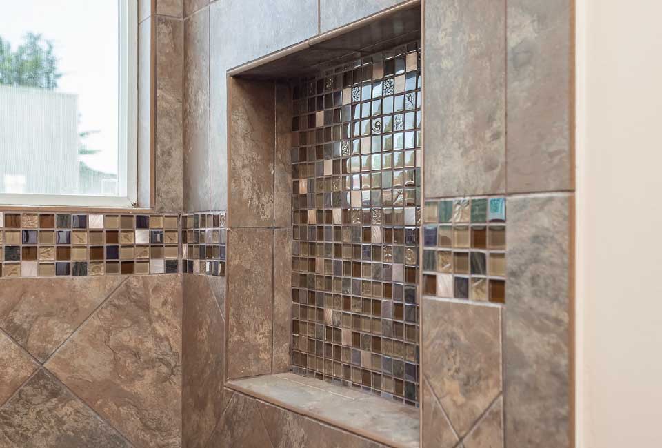 Bathroom tile detail